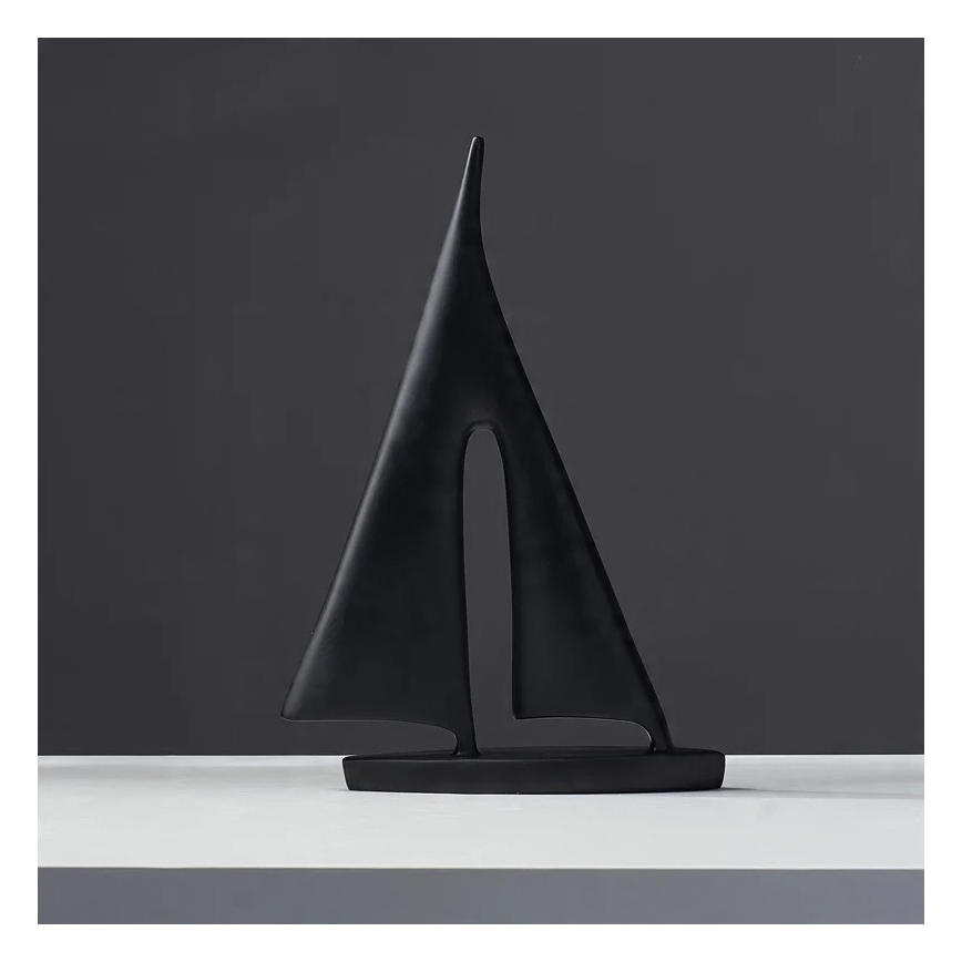 Decorazione da tavolo 21 cm resina/nera