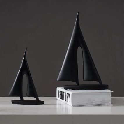 Decorazione da tavolo 21 cm resina/nera