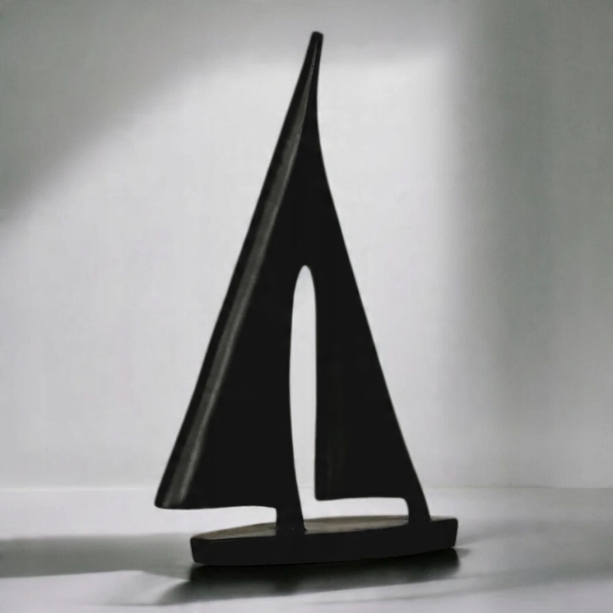 Decorazione da tavolo 28 cm resina/nero