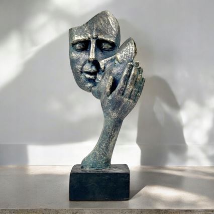 Decorazione da tavolo 35x22x13 cm resina/patina