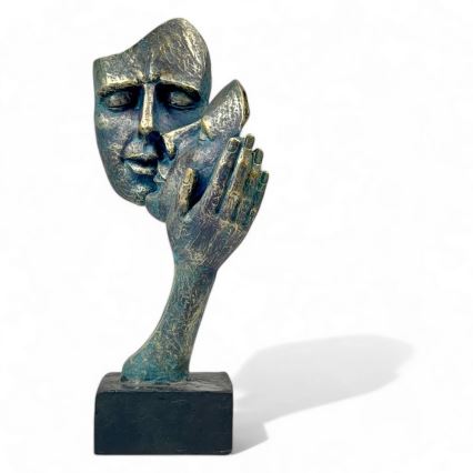 Decorazione da tavolo 35x22x13 cm resina/patina
