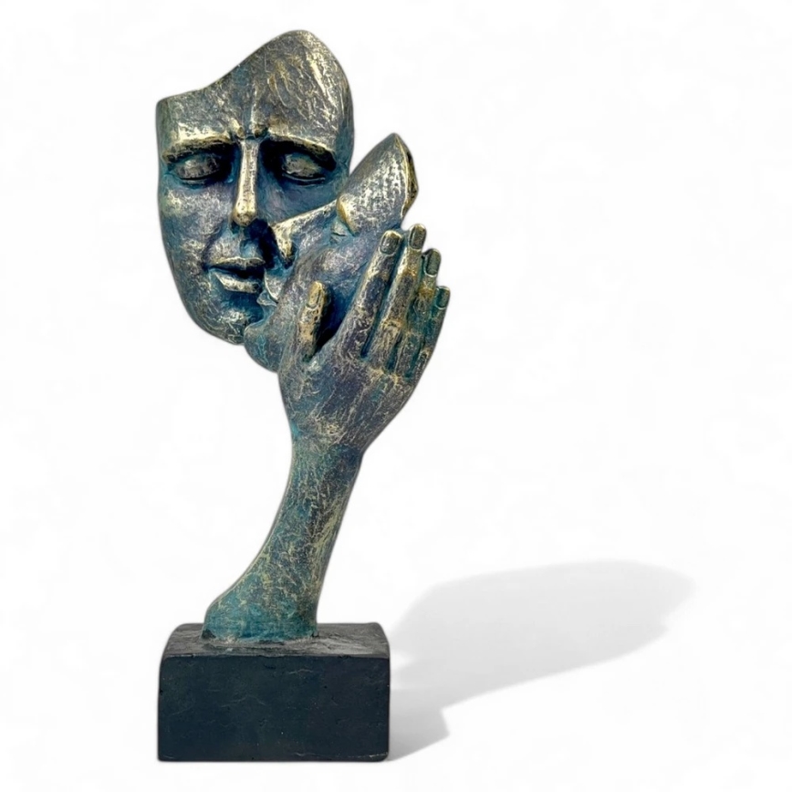 Decorazione da tavolo 35x22x13 cm resina/patina