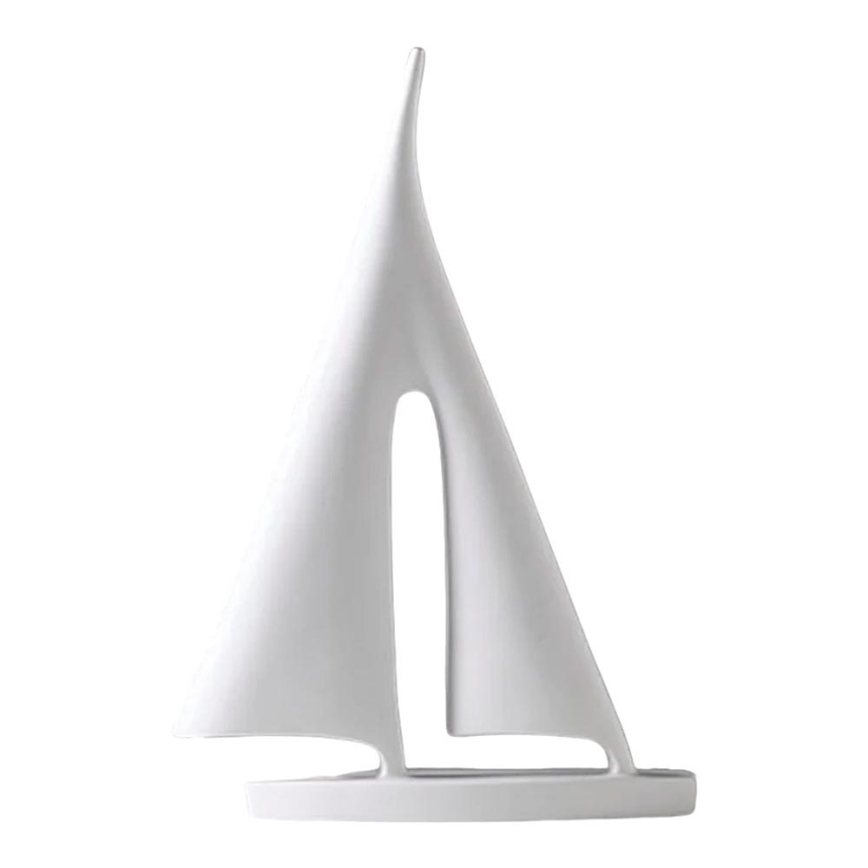 Decorazione da tavolo in resina, 28 cm, bianco