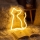 Decorazione da tavolo LED effetto neon LED/2W/3xAA USB Gatto