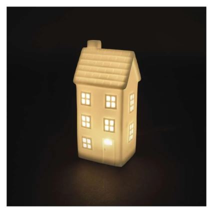 Decorazione di Natale a LED LED/CR2032 casetta