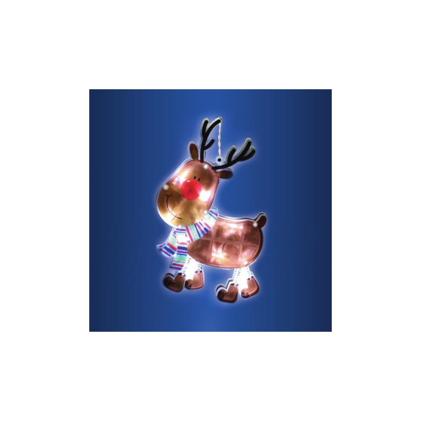 Decorazione LED natalizia per finestre 10xLED/3xAAA
