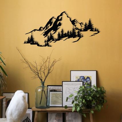 Decorazione murale 30x67 cm montagne