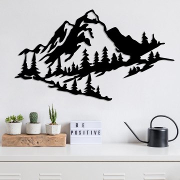 Decorazione murale 40x70 cm montagne