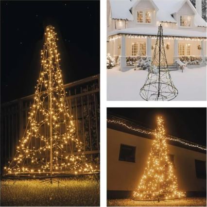 Decorazione natalizia a 480 LED, 230 V, IP44, 180 cm