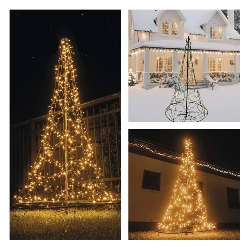 Decorazione natalizia a 480 LED, 230 V, IP44, 180 cm