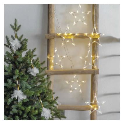 Decorazione natalizia a LED 0,3 W, alimentazione 3xAA — sfera Ø 12 cm