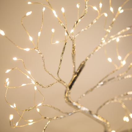 Decorazione natalizia a LED 102xLED/3xAA bianco caldo