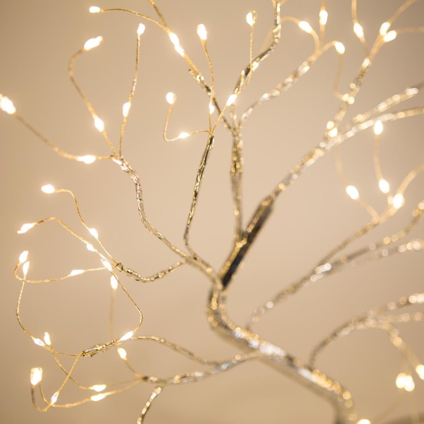 Decorazione natalizia a LED 102xLED/3xAA bianco caldo
