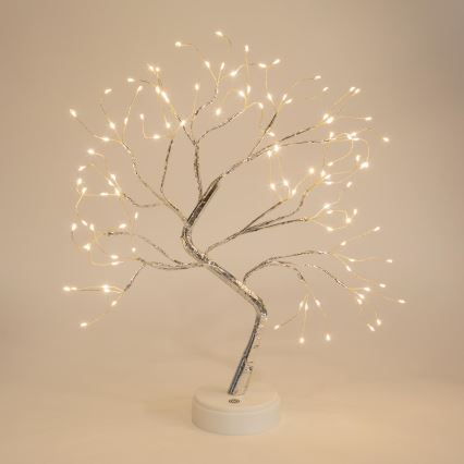 Decorazione natalizia a LED 102xLED/3xAA bianco caldo
