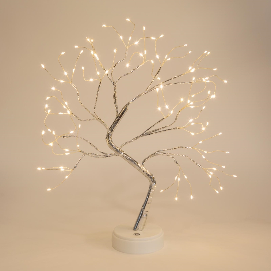 Decorazione natalizia a LED 102xLED/3xAA bianco caldo