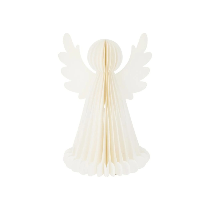 Decorazione natalizia a LED 12xLED/3xAA, 38 cm, bianco caldo, angelo