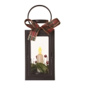 Decorazione natalizia a LED, 3x AAA, nera
