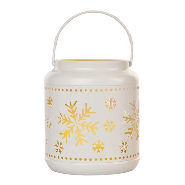 Decorazione natalizia a LED, 3xAAA, bianca