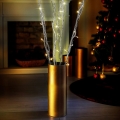 Decorazione natalizia a LED 40xLED/3xAA argento