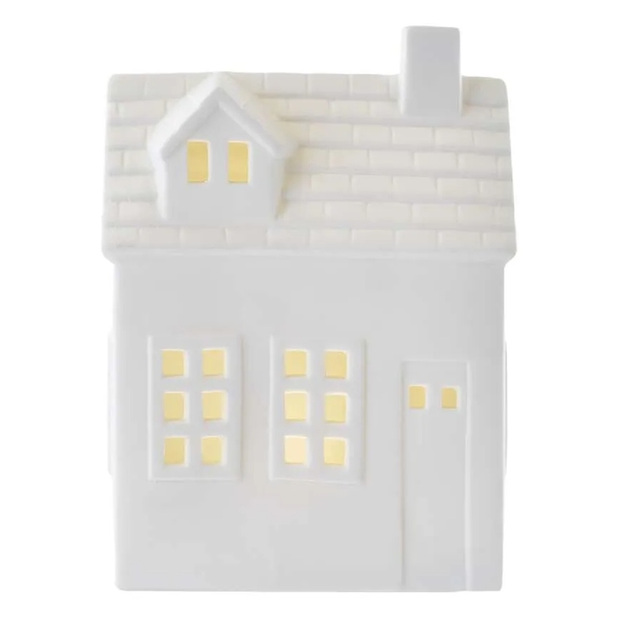 Decorazione natalizia a LED – casetta (LED/CR2032)