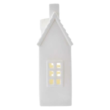Decorazione natalizia a LED – casetta (LED/CR2032)