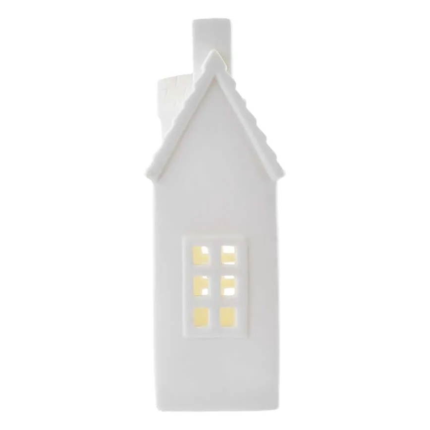 Decorazione natalizia a LED – casetta (LED/CR2032)