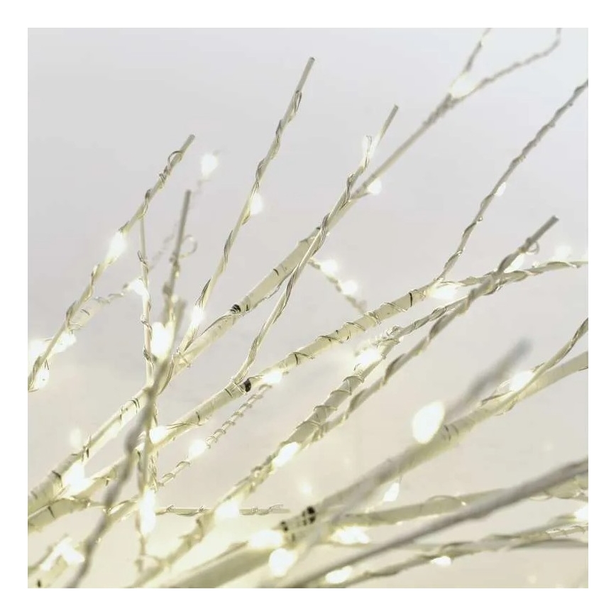 Decorazione natalizia a LED per esterni 100xLED/3xAA bianco caldo IP44