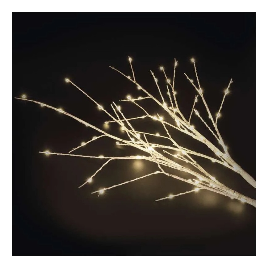 Decorazione natalizia a LED per esterni 100xLED/3xAA bianco caldo IP44