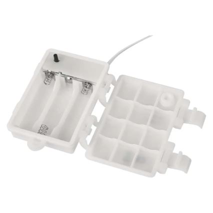 Decorazione natalizia a LED per esterni 100xLED/3xAA bianco caldo IP44