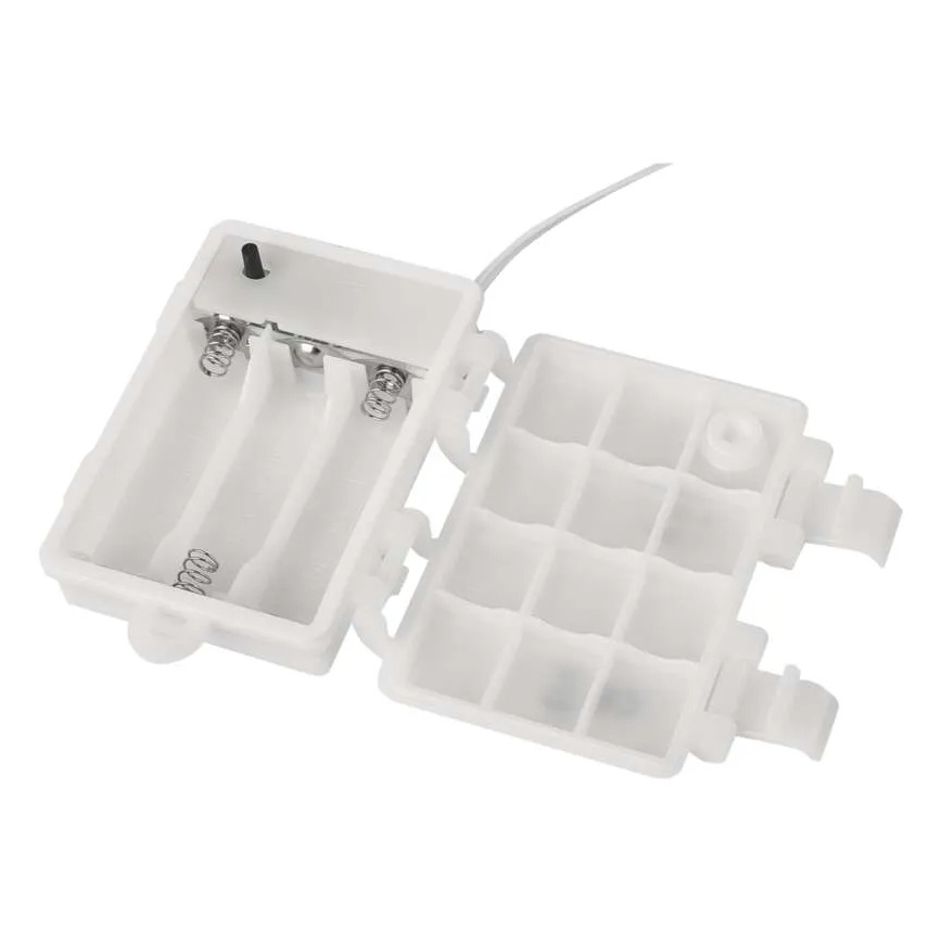 Decorazione natalizia a LED per esterni 100xLED/3xAA bianco caldo IP44
