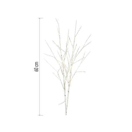 Decorazione natalizia a LED per esterni 100xLED/3xAA bianco caldo IP44