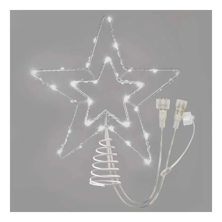 Decorazione natalizia a LED per esterno 30xLED/4W/30V IP44 bianco freddo