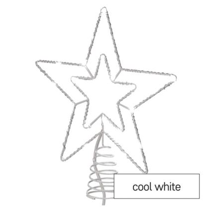 Decorazione natalizia a LED per esterno 30xLED/4W/30V IP44 bianco freddo