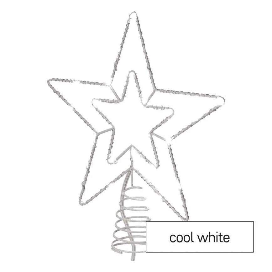 Decorazione natalizia a LED per esterno 30xLED/4W/30V IP44 bianco freddo