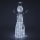Decorazione natalizia a LED per esterno LED/3,6W/230V/bianco freddo 124 cm IP44 pupazzo di neve