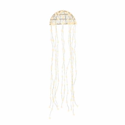 Decorazione natalizia da esterno a LED, 160 LED / 230 V, Ø 27 cm, IP44, bianco caldo