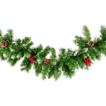 Decorazione natalizia GIRLANDA 200 cm pino