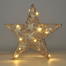 Decorazione natalizia LED 14xLED/2xAA stella