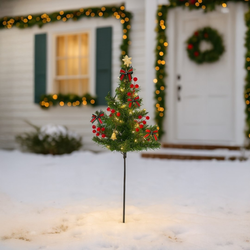 Decorazione natalizia LED/1W/230V 75 cm IP44 verde