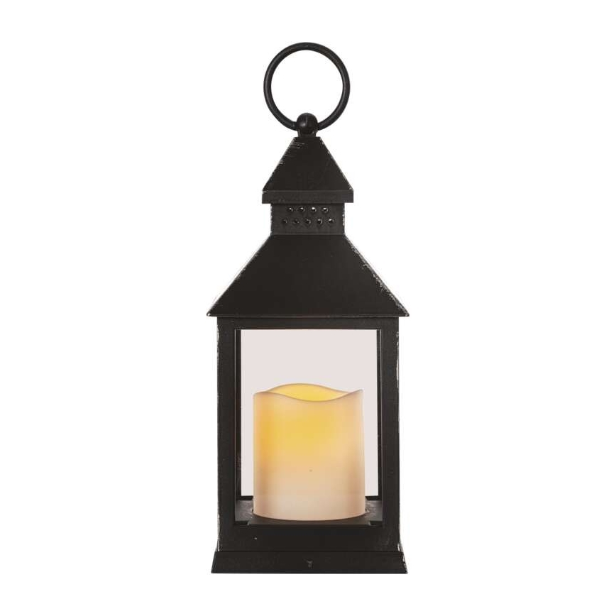 Decorazione natalizia LED 1xLED/3xAAA nero