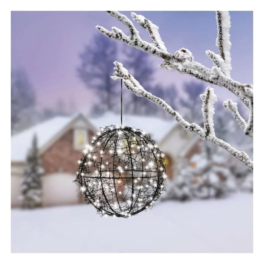 Decorazione natalizia LED 200 LED/230V, Ø 20 cm