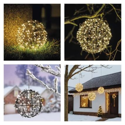 Decorazione natalizia LED 200 LED/230V, Ø 20 cm