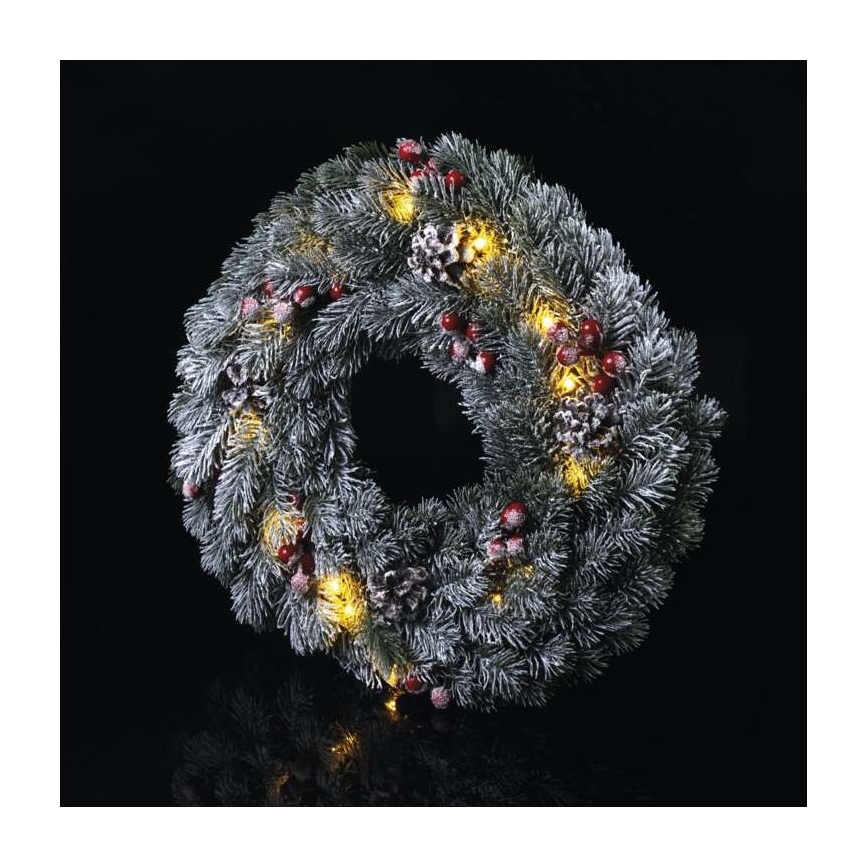 Decorazione natalizia LED 20xLED/2xAA d. 38 cm