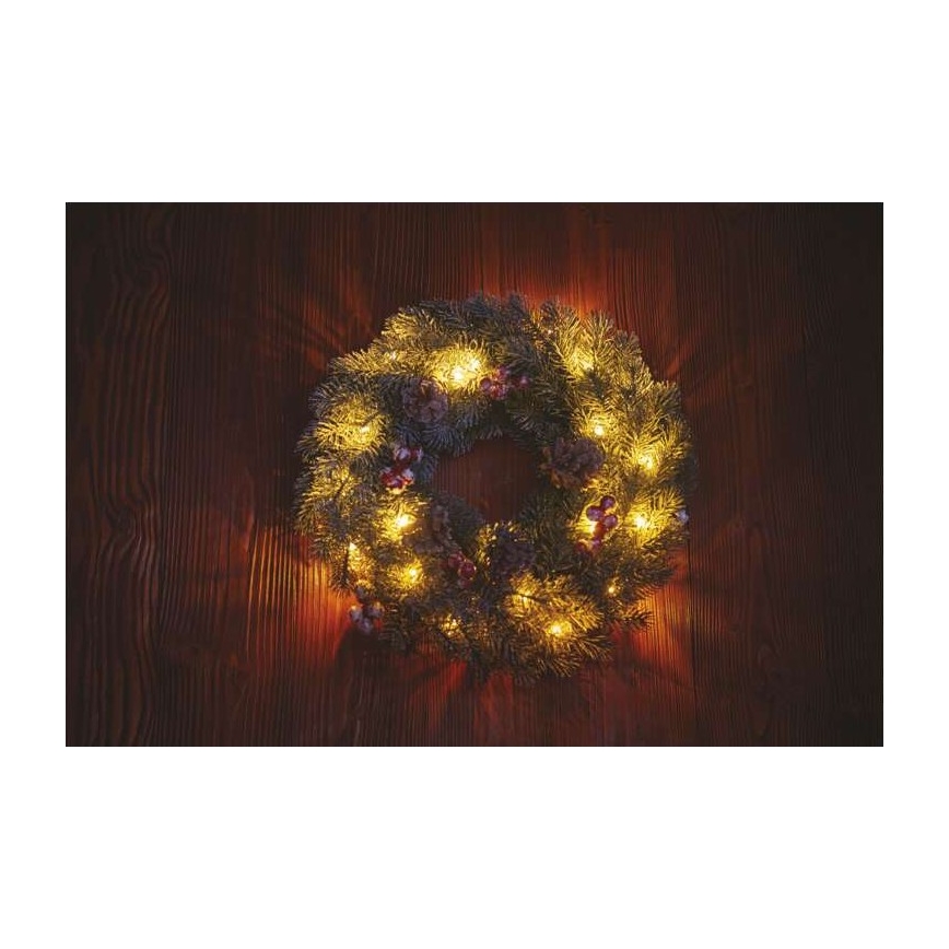 Decorazione natalizia LED 20xLED/2xAA d. 38 cm