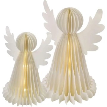 Decorazione natalizia LED 20xLED/6xAA Angeli
