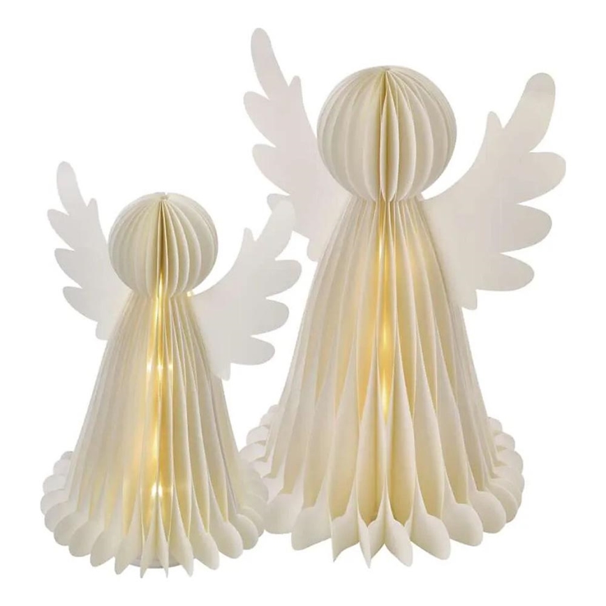 Decorazione natalizia LED 20xLED/6xAA Angeli