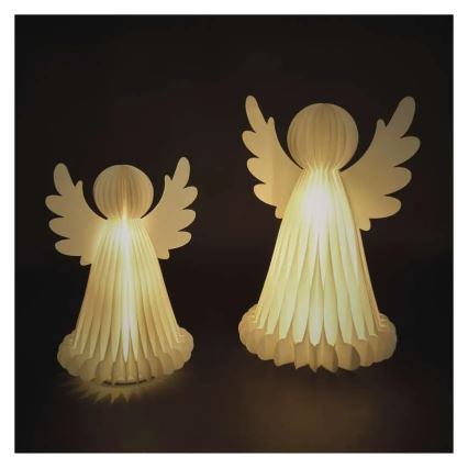 Decorazione natalizia LED 20xLED/6xAA Angeli