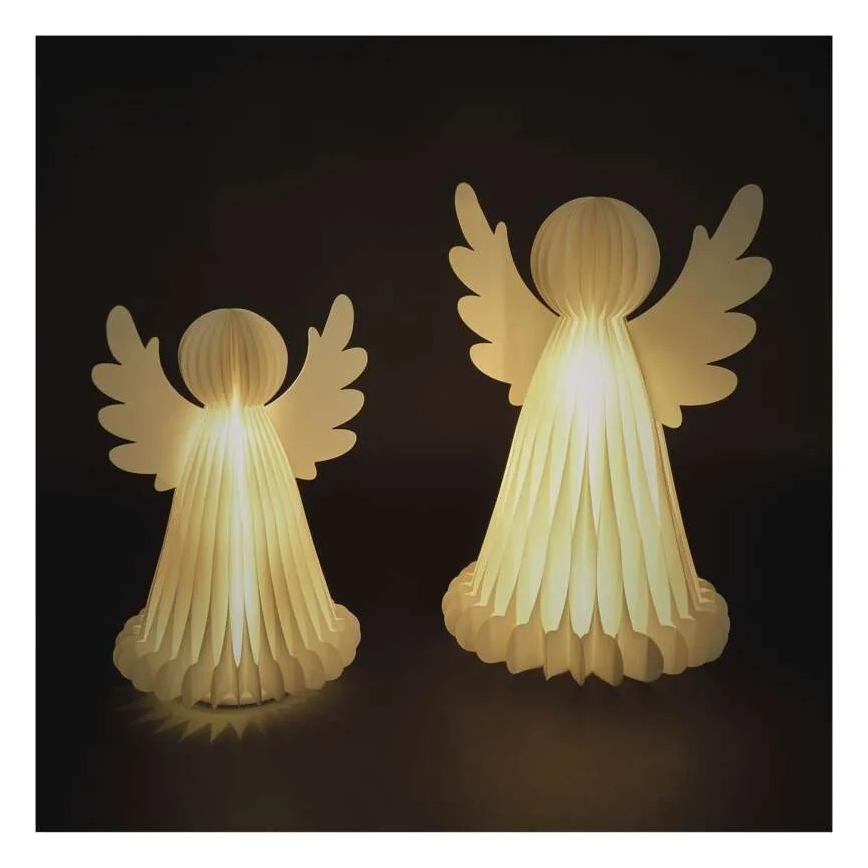 Decorazione natalizia LED 20xLED/6xAA Angeli