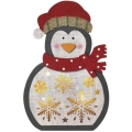 Decorazione natalizia LED 5xLED/2xAA pinguino