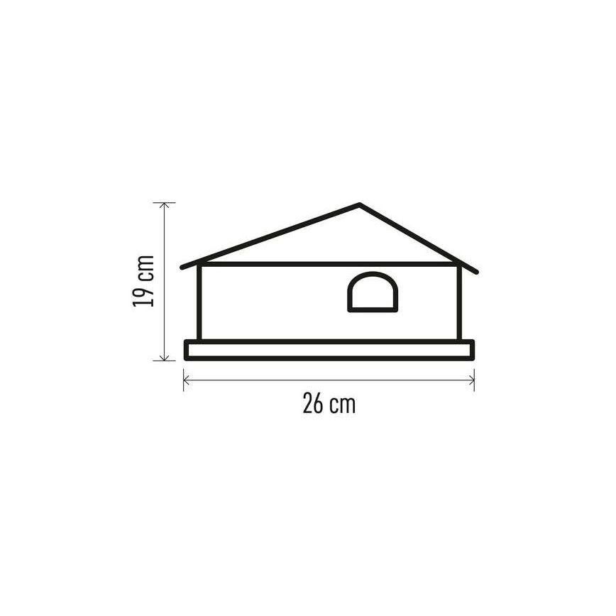 Decorazione natalizia LED 5xLED/3xAA